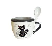 Bol à soupe chat noir Kook - 650 ml
