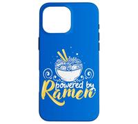 Bol à Soupe de Nouilles pour Un Gourmand avec Citation Amusante alimentée par Ramen Coque pour iPhone 16 Pro Max