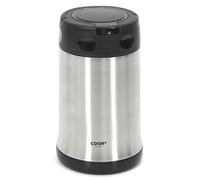 Cook Concept – Bol à soupe isotherme KA4802 – 50 cl – avec couverts inox – hermétique Argent/Noir