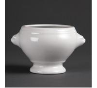 Bol à soupe - Olympia - Tête de lion - 105mm - Blanc - Boîte de 6