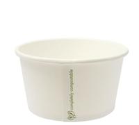 Bol à Soupe ou Glace Compostable Vegware x 500 Blanc G