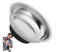 Bol à vis magnétique - 15 cm Grand plateau de pièces en acier inoxydable - Aimant à vis portable | Organisateur d'outils d'atelier pour vis, écrous, éléments de connexion, stations de réparation, M