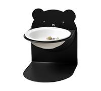 Bol alimentaire pour chat élevé - pour animaux de compagnie à alimentation lente de 5 pouces, alimentation anti-ophtolette réglable, design incliné bol diététique sain | par cuc