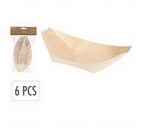 Bol Amuse-Bouche en Bois de Peuplier 185x - Petit Bol pour Sauce Salade - Lot de 6