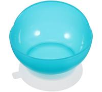 Bol Anti-déversement Rond à Ventouse pour Personnes Âgées | Auto-alimentation Adaptative, Base en Silicone Pp, Bleu, Aide Quotidienne pour Seniors et Handicapés