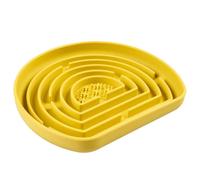 Bol anti-glouton Duvoplus Arc Jaune 21x18x3 cm