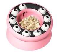 Bol Anti-Glouton pour Chat | Bol Rotatif Anti-Glouton pour Chat - Accessoire Ludique pour Nourriture Sèche Contre L'ennui des Chats Goinfreurs pour Maison Voyage Salon Extérieur