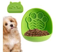 Bol anti-glouton pour chat Ventouse silicone antidérapante | Petites gamelles anti-glouton chien pour chiot petit moyen grand maison salon balcon carrelage verre mur sol