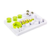 Bol Anti-Glouton pour Chien | Puzzle Alimentaire Forme Poisson pour Chien | Plateau Anti-Dérapant avec 3 Balles D'À Chat | pour Stimulation Intellectuelle Entraînement Anti-Ennui Nourriture