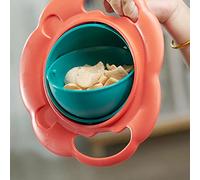 Bol Anti Renversement Bebe, Bol Bebe, Bol Magique Bol Gyroscopique avec Rotation à 360 Degrés Bol pour bébé Bol d'alimentation Assiette Bebe Bol Enfant Bol anti-fuite déversement