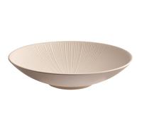 Bol APS -NERO-, Ø 35 cm, 3,4 litres, couleur sable, mélamine, empilable, lavable au lave-vaisselle