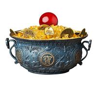 Bol au trésor Statues de Bon augure Sculptures de Collection Figurines d'art Attirer la Richesse Bonne Chance Décoration de Bureau à Domicile Ornement, A : 10 cm/3,9 Pouces (Taille : A : 10 cm/3,9