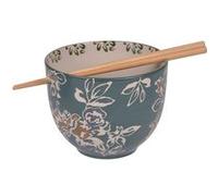 Bol avec baguettes XL Faustine 14,5 cm - - Vert - Grès