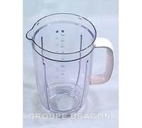 Bol Blender Acrylique 1,5L - KENWOOD - Poignée Blanche - Accessoire d'Origine - Mixeurs