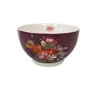 Bol bohemian prune en porcelaine