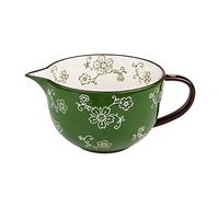 Bol, bol à ramen, saladier,/grands bols en céramique avec bec verseur, bol à mélanger avec poignée, bols for cuisine, salade, légumes, liquide d'oeuf rouge-400 ml/14 oz (couleur : rouge) ( Color : Gre