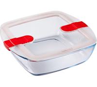 Bol carré avec couvercle, 25 x 22 cm - Pyrex | Cook & Heat