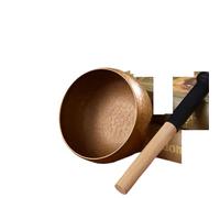 Bol chantant Bol en laiton, instrument de guérison sonore, bol chantant fait à la main, grand, accessoires méditation spirituelle for pleine conscience et le yoga(18cm)