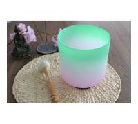 Bol chantant cristal candy rose & vert