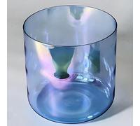 Bol Chantant En Cristal Alchemy De 15 Cm, 432 Hz, Bleu Clair, For Le Yoga, La Méditation, La Guérison Par Le Son, La Prière, La Réduction Du Stress, For Débutants Et Professionnels.(G Note)