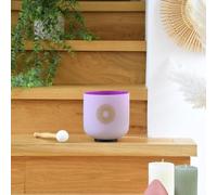 Bol chantant en Cristal Chakra Couronne