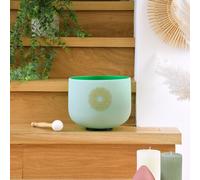 Bol chantant en cristal chakra du cœur