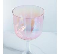 Bol Chantant En Cristal De Méditation De 15 Cm, For La Méditation De Pleine Conscience, Le Yoga Et Les Bains Sonores, Avec Maillet, Design Transparent, Coloré Et Éblouissant(C4 tone,440hz)