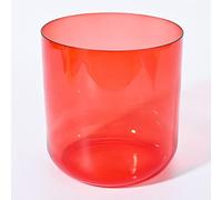 Bol chantant en cristal de quartz de 15,2 cm, avec sac de transport, pour la guérison par le son et la méditation, calme l'esprit et l'âme, équilibre le chakra du corps (couleur : 440 Hz, taille : ton