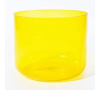 Bol chantant en cristal de quartz de 15,2 cm, avec sac de transport, pour la guérison par le son et la méditation, calme l'esprit et l'âme, équilibre le chakra du corps (couleur : 440 Hz, taille : ton