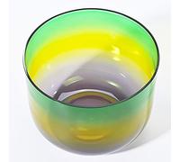 Bol chantant en cristal de quartz transparent de 15,2 cm, esprit calme, âme facile, équilibre du chakra du corps, ajustement de l'état émotionnel, avec sac de transport (couleur : 432 Hz, taille : ton