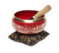 Bol chantant rouge om mani padme hum