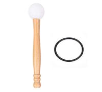 Bol chantant, Sonorités profondes polyvalent avec maillet bois caoutchouc, Instrument percussion complet for méditation yoga relaxation thérapie sonore musiciens débutants