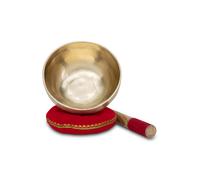 Bol Chantant Tibetain 7 Metaux Meditation Bouddha 18cm Son LA Bâton + Coussinet