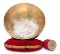 Bol Chantant Tibetain 7 Metaux Meditation Bouddha 30cm Son DO Bâton + Coussinet