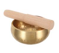 Bol Chantant Tibétain Authentique 7,5cm en Cuivre Martelé à Main | Ensemble Compact pour Yoga et Contemplation, Adapté aux Débutants, Utilisation Portable en Séances de Thérapie