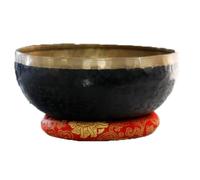 Bol chantant tibétain, bol sonore de méditation, Bouddha en cuivre for la musicothérapie du yoga Équilibre émotionnel(33cm)