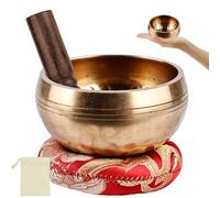 Bol chantant tibétain BYZESTY - Diamètre : 8 cm - Avec coussin - Pour la relaxation et la méditation