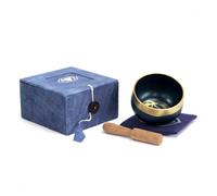 Bol chantant tibétain - Coffret cadeau bleu | Cha