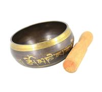 Bol chantant tibétain en cuivre avec maillet en bois, bol de méditation fabriqué à la main pour le yoga