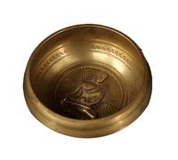 Bol chantant tibétain en cuivre pur, bol sonore de Bouddha fait main for la méditation prière guérison