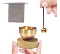 Bol Chantant Tibetain Ensemble,Bol Chantant Artisanal,Yoga,méditation,Thérapie Sonore, Rassemblement Spirituel,Réduction du Stress,Relaxation(E)
