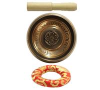 Bol chantant tibétain - Instrument de bain sonore esthétique zen - Rituel fin - Source sonore apaisante - Pratique de la salle de yoga - Bol de prière fait à la main - Thérapie sonore - Espace de