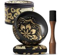 Bol Chantant Tibétain Silent Mind - Anti-stress Authentique, Facile à Utiliser, Sonorité Apaisante, Fabriqué à la Main dans l’Himalaya, Parfait comme Idée Cadeau pour la Sophrologie et la Méditation