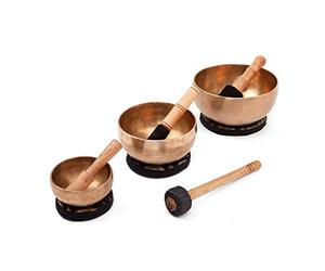 Bol chantant tibétain « Singing Bowl » de bodhi (11 + 15 + 19 cm)