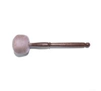 Bol chantant tibétain Taille S 24 cm Bois Coton méditation Marron Taille L | Taille S : 24 cm, corps en bois, tête de maillet en coton, lisse, pour la méditation et le yoga