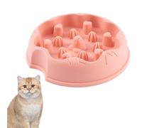 Bol chat chargeur lent - bol d'alimentation puzzle pour contrôle diététique | Bols de nourriture pour chien de puzzle anti-cuisson | Bol antidérapant bol chat puzzle alimentator