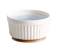 Bol Chauffant pour Chat - Bol À Nourriture Thermostatique en Céramique pour Chiot - Alimentaire pour Chien Thermostatique | pour Propriétaires De Chiots Refuges Climats Froids Hiver Extérieur Gara