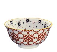 Bol Cilio Amici, porcelaine, diamètre 15,5 cm, 0,5 l, carrelé