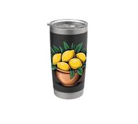Bol Citron Agrumes Été Gobelet isotherme en acier inoxydable double paroi