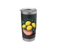 Bol Citron Agrumes Été Gobelet isotherme en acier inoxydable double paroi